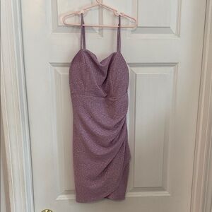 Elegant Purple Women's Dress